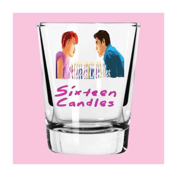 80'S Movie SIXTEEN CANDLES Shot Glasses/Gift Boxes! - Picture 6 of 7
